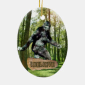 Bigfoot ik geloof Ornament (Achterkant)