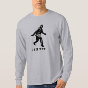 Bigfoot ik geloof  tekst T-Shirt