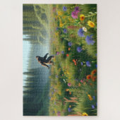 Bigfoot in Bloom, Bigfoot in het landschap van wil Legpuzzel (Verticaal)