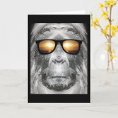 Bigfoot in de schaduw kaart (Gele Bloem)