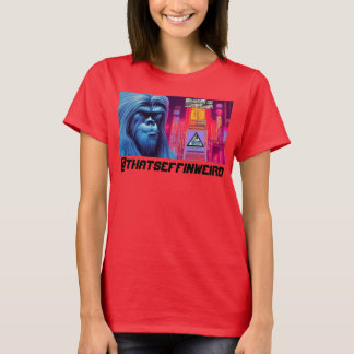 Bigfoot in Future City T-shirt