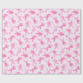 Bigfoot in Love Valentijn, Sasquatch Cadeaupapier (Vlak)