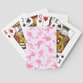 Bigfoot in Love | Valentijn Sasquatch Canvas tas Pokerkaarten (Achterkant)