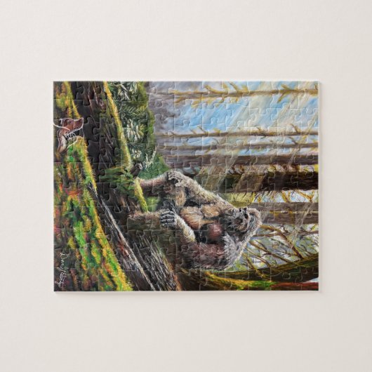 Bigfoot in rust legpuzzel (Horizontaal)