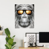 Bigfoot in Shades Poster (Thuiskantoor)