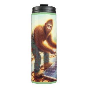 Bigfoot installeren zonnepanelen thermosbeker
