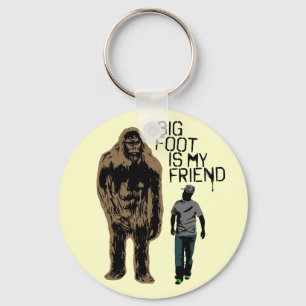 Bigfoot is mijn vriend sleutelhanger