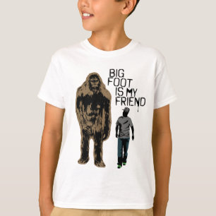 Bigfoot is mijn vriend t-shirt
