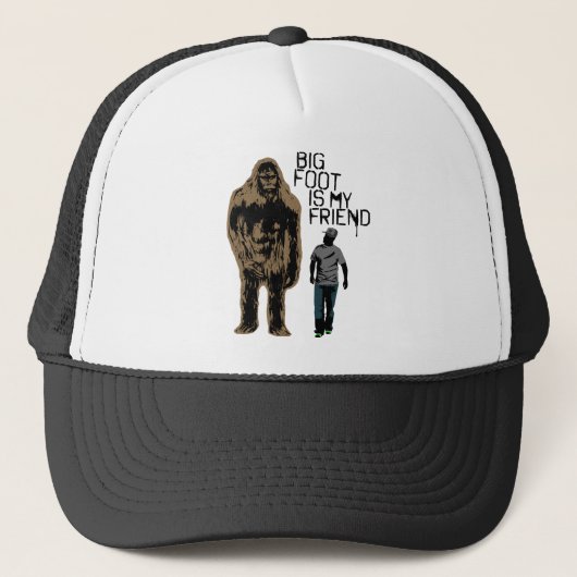 Bigfoot is mijn vriend trucker pet (Voorkant)