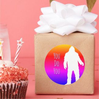 Bigfoot Je doet je ronde sticker