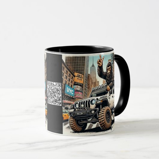 ☕ BIGFOOT JEEP TAKEOVER - NYC EDITION MUG 🗽 (Devant droit)