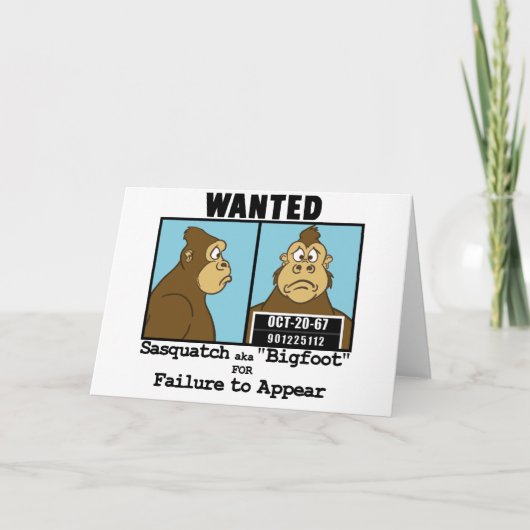 Bigfoot Kaart (Voorkant)