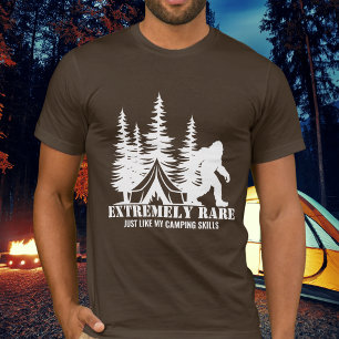 BigFoot Kampeerbos Extreem Zeldzaam Grappig Aangep T-shirt