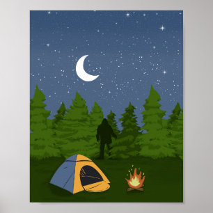 BigFoot Kamperen  Poster