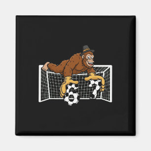 Bigfoot Keeper Voetbal 67 Zes Zeven Jongens Dankze Magneet