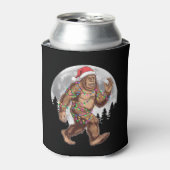 Bigfoot kerstboom lampjes paasquatch blikjeskoeler (Blikje Voorkant)