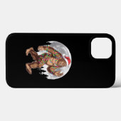 Bigfoot kerstboom lampjes paasquatch Case-Mate iPhone case (Achterkant (horizontaal))