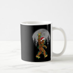 Bigfoot kerstboom verlicht Funny Xmas Sas Koffiemok