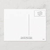 Bigfoot Kerstmis Feestdagenkaart (Achterkant)