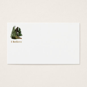 Bigfoot koopwaar visitekaartjes