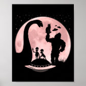 Bigfoot Loch Ness Monster Sasquatch Cat Ufo Funny Poster (Voorkant)