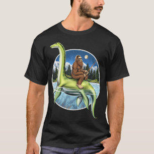 Bigfoot Loch Ness vissen T-shirt