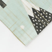 Bigfoot loopt in de Bossen Fleece Deken (Hoek)