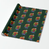 Bigfoot Lumberjack met AX Sasquatch Forester Fun Cadeaupapier (Uitgerold)