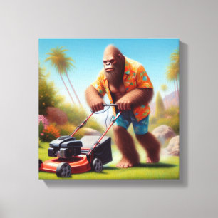 Bigfoot Maaien Canvas Afdruk