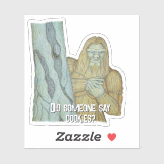 Bigfoot meme parodie sticker