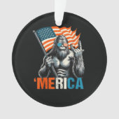 Bigfoot Merica Rock Drapeau Américain (devant)
