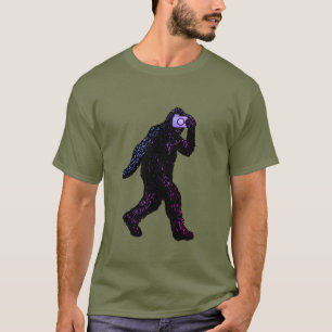 Bigfoot met camera - Funny Photography Selfie T-S T-shirt