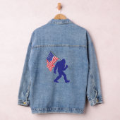 Bigfoot met de Amerikaanse vlag Denim Jacket (Hangar)