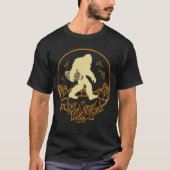 Bigfoot met Morel Mushroom Forest T-shirt (Voorkant)