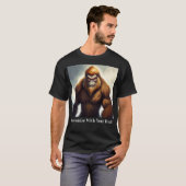 Bigfoot met rode ogen t-shirt (Voorkant volledig)