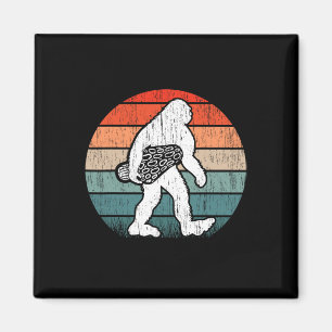 Bigfoot Morel Mushroom Foraging Mycology Shroom Hu Magneet