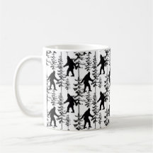 Bigfoot Motif Mug
