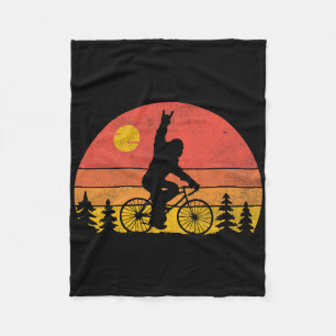Bigfoot Mountainbike Grappige Mtb Fietsen Wielrenn Fleece Deken
