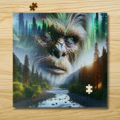 Bigfoot, Mountains, River and Forest Legpuzzel