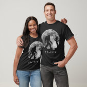Bigfoot Night Volle Maan Ik geloof Sasquatch T-shirt (Unisex)