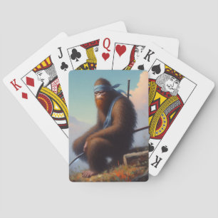 Bigfoot Ninja Pokerkaarten