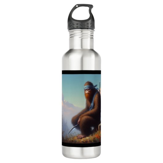 Bigfoot Ninja Waterfles (Voorkant)