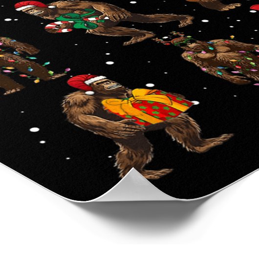 Bigfoot Noël Arbre Lumières Noël Décorations Garço (Coin)