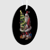 Bigfoot Noël Arbre Lumières Noël Sasquatatch Amour (devant)