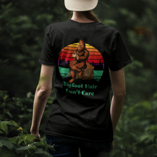 Bigfoot Ochtendkoffie Bigfoot Haar Maakt Niet Uit T-shirt
