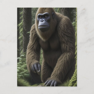 Bigfoot of Sasquatch contact houden Briefkaart