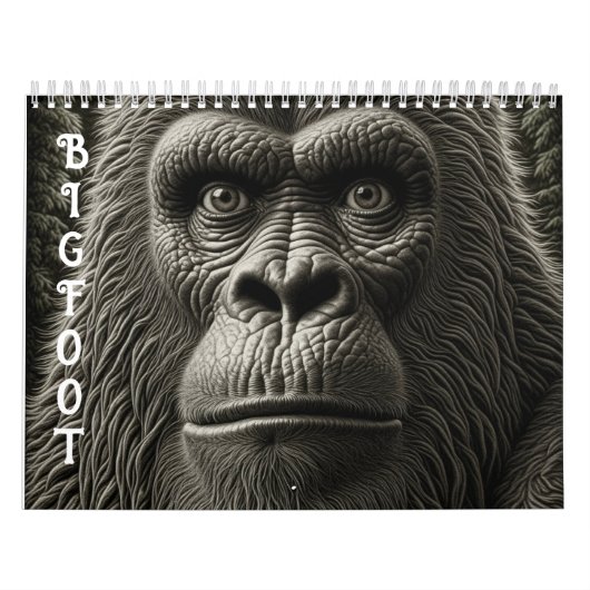 Bigfoot of Sasquatch Cryptid Kalender (Hoes)