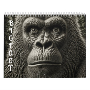 Bigfoot of Sasquatch Cryptid Kalender