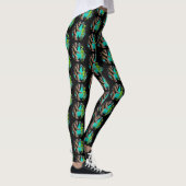 Bigfoot ontmoet buitenaards wezen leggings (Rechts)