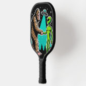 Bigfoot ontmoet buitenaards wezen pickleball paddle (Links)